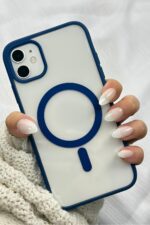 Apple Iphone 11 Magsafe Wireless Şarj Özellikli Silikon 2mm Kamera Çıkıntılı Rema Kılıf - Görsel 5