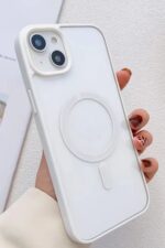 Apple Iphone 15 Magsafe Wireless Şarj Özellikli Silikon 2mm Kamera Çıkıntılı Rema Kılıf