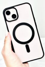 Apple Iphone 15 Magsafe Wireless Şarj Özellikli Silikon 2mm Kamera Çıkıntılı Rema Kılıf - Görsel 4