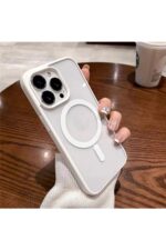 Apple Iphone 15 Pro Magsafe Wireless Şarj Özellikli Silikon 2mm Kamera Çıkıntılı Rema Kılıf