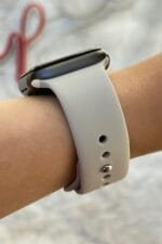 Apple Watch Uyumlu Kordon 38-40-41mm Seri 2/3/4/5/6/7/8/9/ Silikon Kordon Kayış - Görsel 3