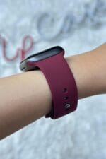 Apple Watch Uyumlu Kordon 38-40-41mm Seri 2/3/4/5/6/7/8/9/ Silikon Kordon Kayış - Görsel 5