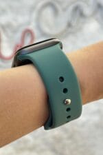 Apple Watch Uyumlu Kordon 38-40-41mm Seri 2/3/4/5/6/7/8/9/ Silikon Kordon Kayış - Görsel 6