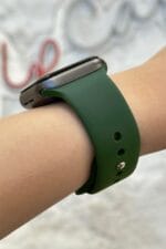 Apple Watch Uyumlu Kordon 38-40-41mm Seri 2/3/4/5/6/7/8/9/ Silikon Kordon Kayış - Görsel 7