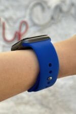 Apple Watch Uyumlu Kordon 38-40-41mm Seri 2/3/4/5/6/7/8/9/ Silikon Kordon Kayış - Görsel 9