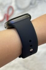 Apple Watch Uyumlu Kordon 38-40-41mm Seri 2/3/4/5/6/7/8/9/ Silikon Kordon Kayış - Görsel 10