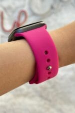 Apple Watch Uyumlu Kordon 38-40-41mm Seri 2/3/4/5/6/7/8/9/ Silikon Kordon Kayış - Görsel 11