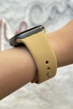 Apple Watch Uyumlu Kordon 38-40-41mm Seri 2/3/4/5/6/7/8/9/ Silikon Kordon Kayış - Görsel 12