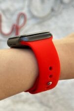 Apple Watch Uyumlu Kordon 38-40-41mm Seri 2/3/4/5/6/7/8/9/ Silikon Kordon Kayış - Görsel 14