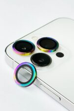 iPhone 14 Pro ve 14 Pro Max Düz Kamera Lens Koruyucu - Görsel 5