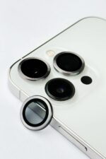 iPhone 15 Pro ve 15 Pro Max Düz Kamera Lens Koruyucu