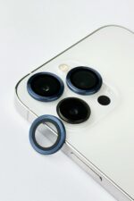 iPhone 15 Pro ve 15 Pro Max Düz Kamera Lens Koruyucu - Görsel 3