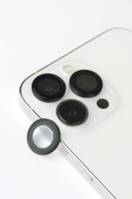 iPhone 15 Pro ve 15 Pro Max Düz Kamera Lens Koruyucu - Görsel 4