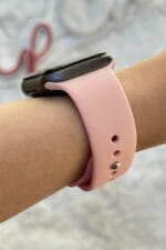 Apple Watch Uyumlu Kordon 38-40-41mm Seri 2/3/4/5/6/7/8/9/ Silikon Kordon Kayış - Görsel 22