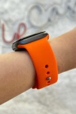 Apple Watch Uyumlu Kordon 38-40-41mm Seri 2/3/4/5/6/7/8/9/ Silikon Kordon Kayış - Görsel 28