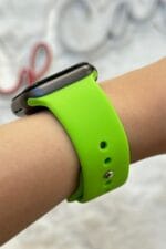 Apple Watch Uyumlu Kordon 38-40-41mm Seri 2/3/4/5/6/7/8/9/ Silikon Kordon Kayış - Görsel 2