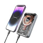 DUDAO TGK1 Transparan Yüzeyli Kablosuz 15W Magsafe Özellikli Powerbank - Görsel 3