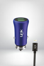 M582 Metal Lightning USB Araç Şarj Aleti - Görsel 2