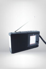 KTF-1489 Güneş Enerjili Lambalı Mini Bluetooth Speaker Nostalji/Güneş Enerjili Radyo - Görsel 3