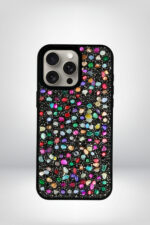 iPhone 15 Pro Max Taşlı Mercan Case - Görsel 5