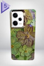 İnfinix Zero 30 4G Çiçekli Taşlı Kılıf - Görsel 11