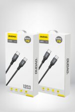 Dudao L3CC  60W PD  Type-C to Type-C  1 m Örgülü Kablo - Görsel 2