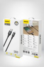 Dudao L3SL  3A Usb to Lightning  1.2 m Örgülü Kablo - Görsel 2