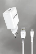 Techson TC07-10T 2.1A Fast Hızlı Quick Charge Type-C Kablolu Şarj Cihazı