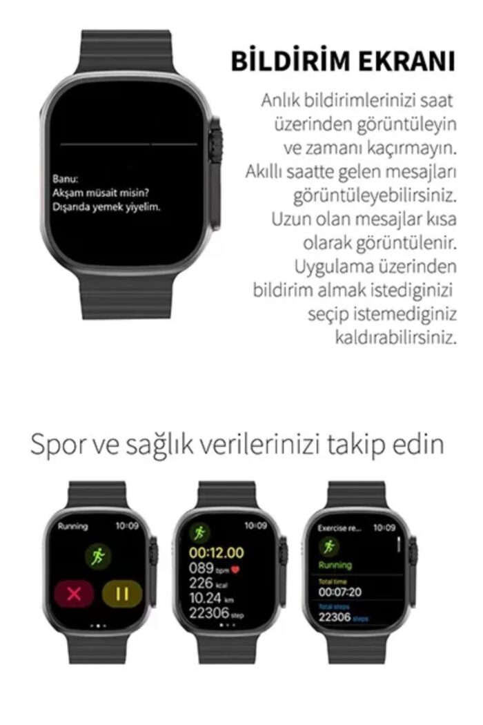 Hk8 Pro Max Akıllı Saat - Görsel 4