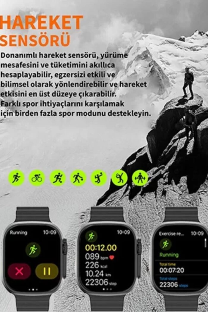 Hk8 Pro Max Akıllı Saat - Görsel 5
