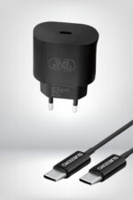 Subzero SG47 25W PD Type-C to Type-C (Turbo) Siyah Şarj Aleti