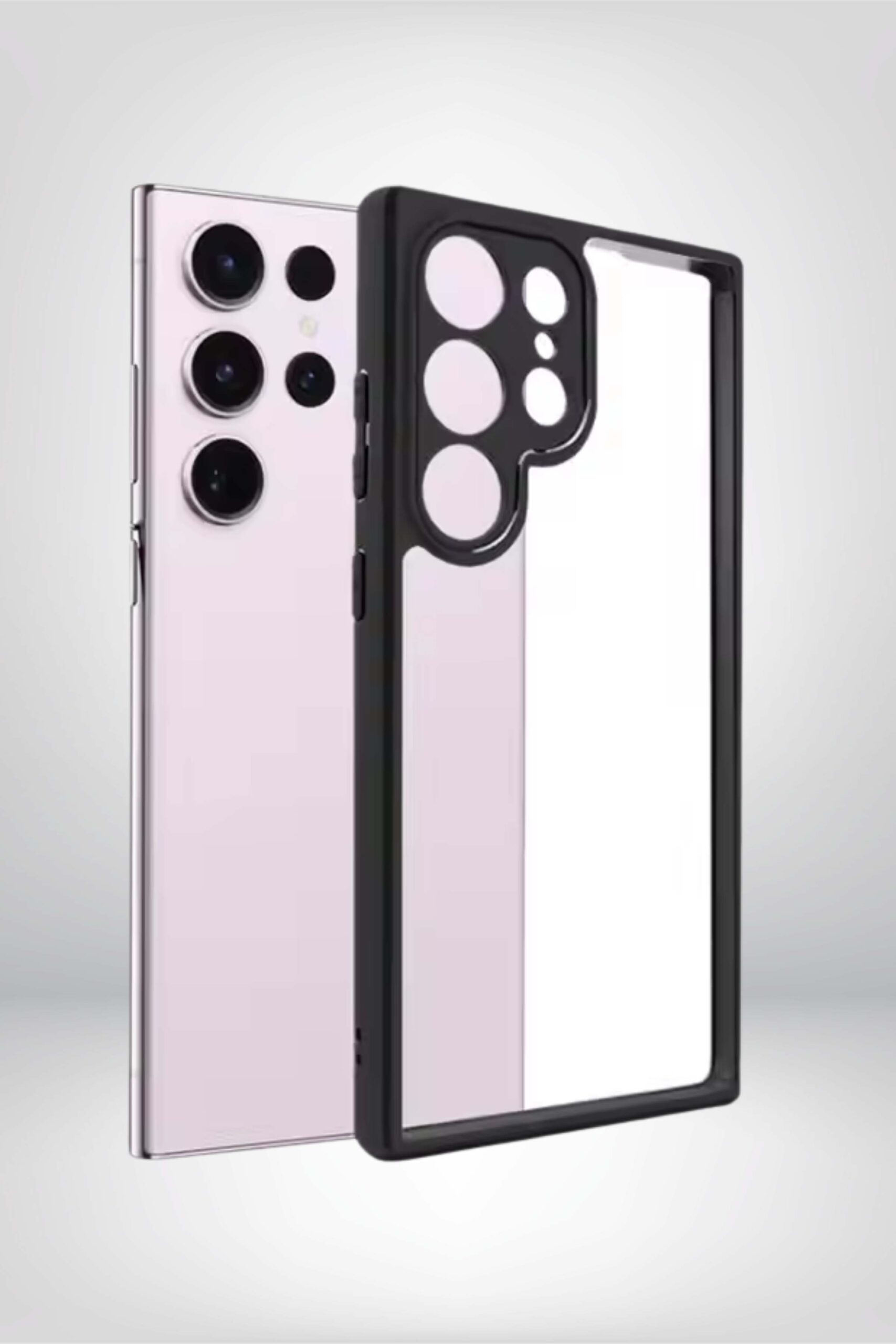 tlp-20pd Galaxy S24 Ultra Kılıf Kamera Korumalı Şeffaf Arka Yüzey Zore New Roll Kapak - Görsel 1